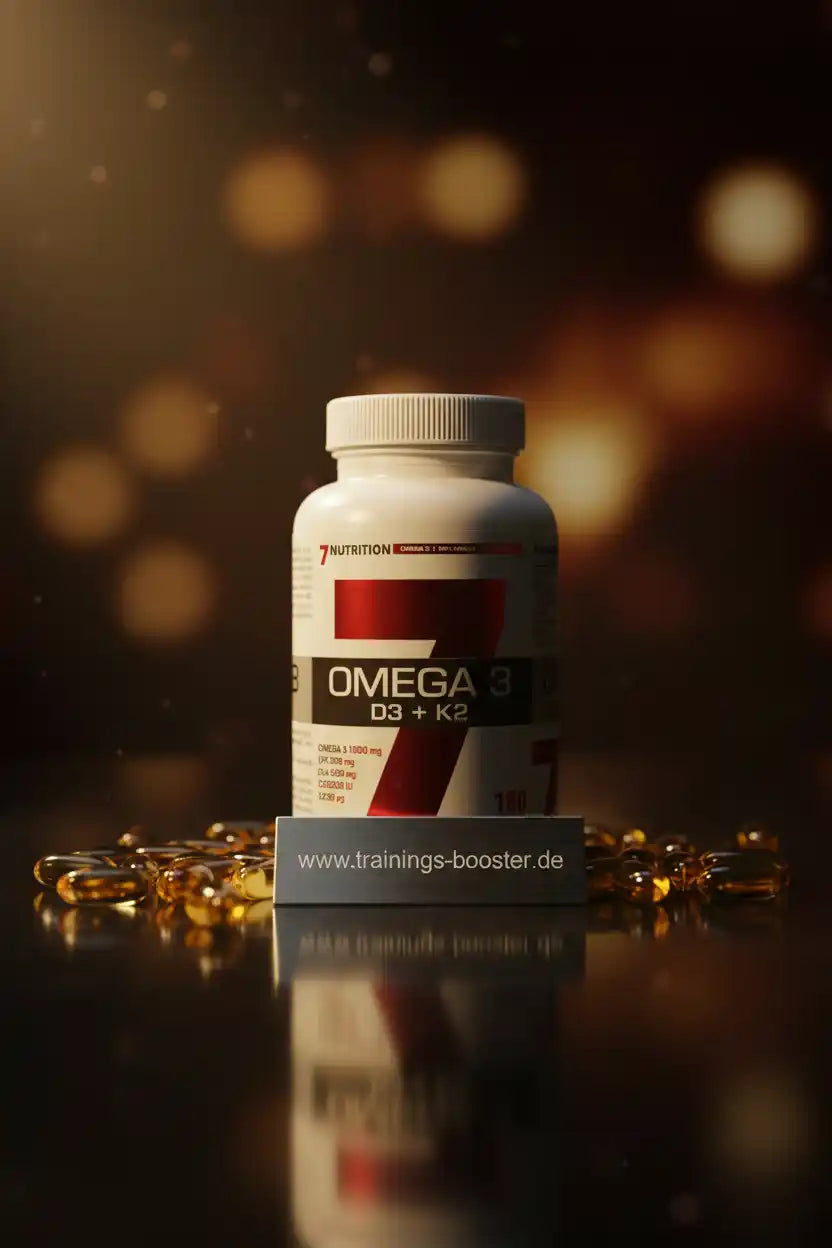 Omega-3-Kapseln mit Vitamin D3 und K2 von 7 Nutrition – Nahrungsergänzung für Sport und Gesundheit