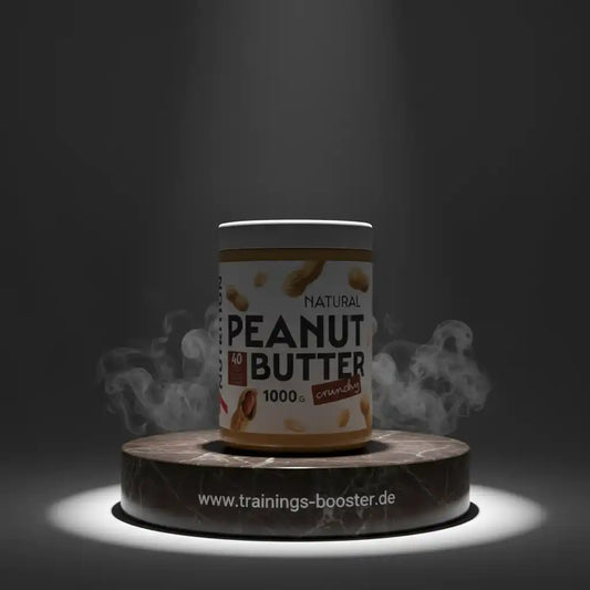 Natürliches knuspriges Erdnussbutter 1000g für Sport und Fitness