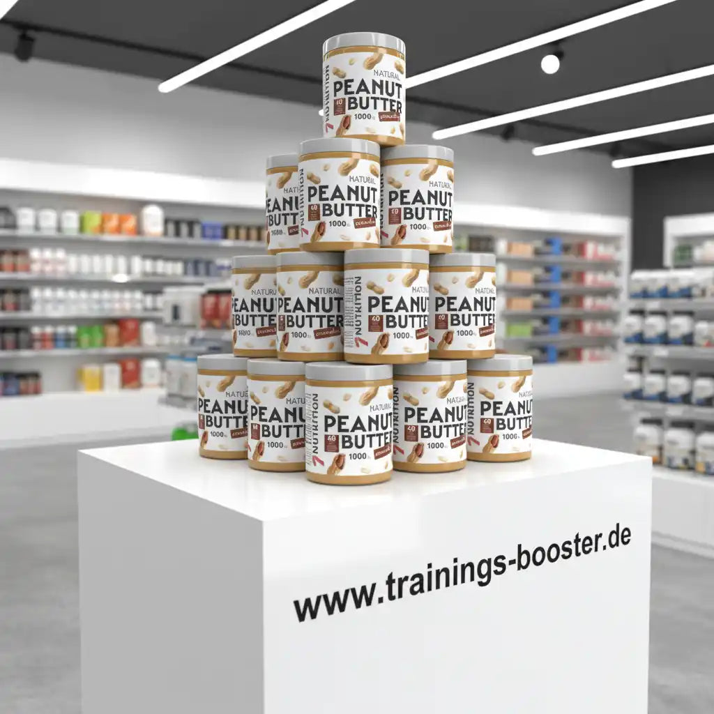 Naturales Erdnussbutter 1000g von 7Nutrition im Fitness-Shop, ideal als Sportnahrung und Booster