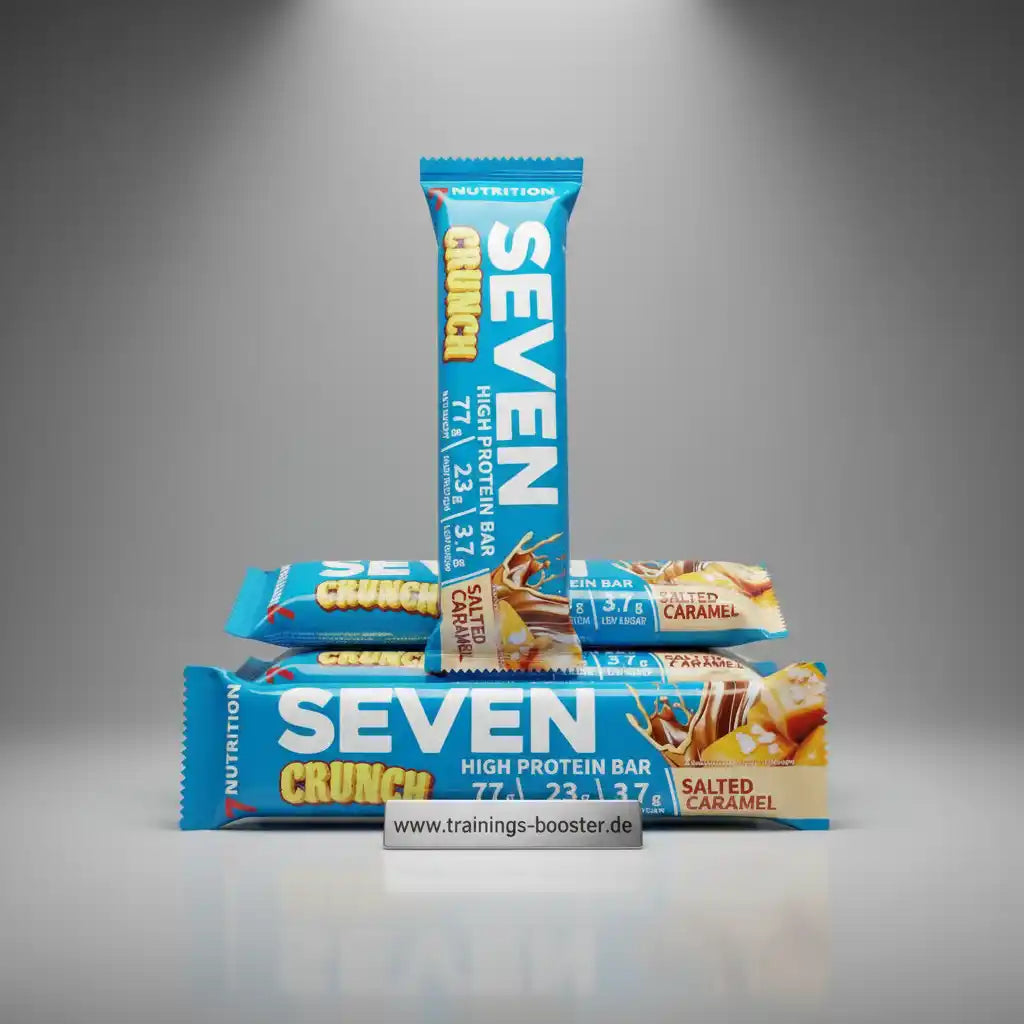 SEVEN Crunch High Protein Bar Salted Caramel - Nahrungsergänzung für Sportler