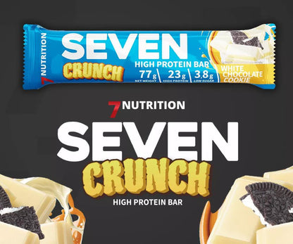 7Nutrition Seven Crunch High Protein Bar White Chocolate Cookie