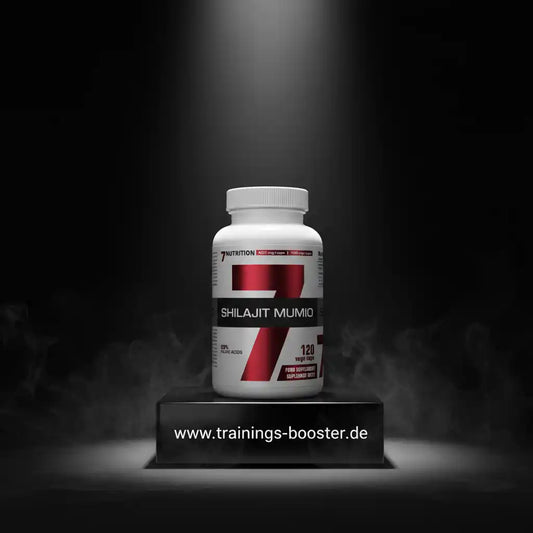 Shilajit Mumio Nahrungsergänzungsmittel von 7Nutrition, 120 Kapseln, ideal für Sportler und Fitness-Enthusiasten