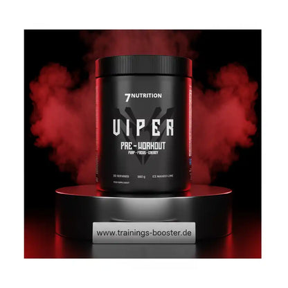 7NUTRITION VIPER Pre-Workout Booster für Pump, Fokus und Energie in Ice Maned-Lime Geschmack