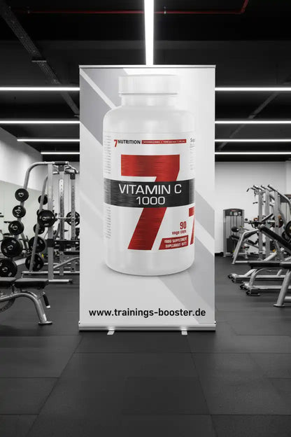 Vitamin C 1000 von 7Nutrition – Nahrungsergänzungsmittel für Sportler im Fitnessstudio