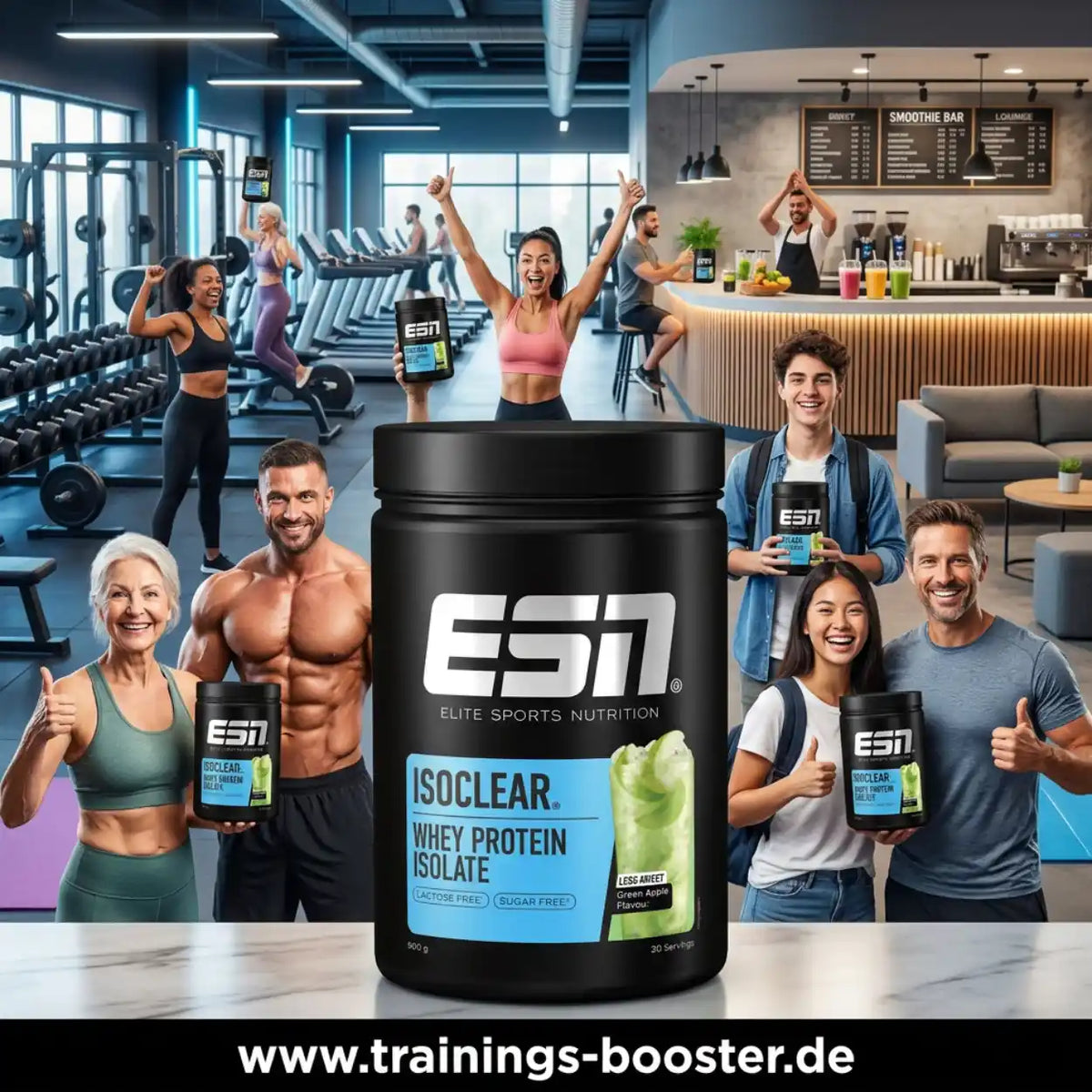 ESN ISOCLEAR Whey Isolate 900g