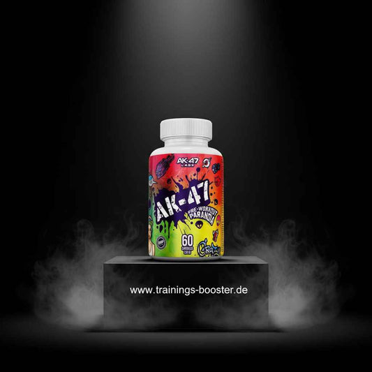 AK-47 Pre-Workout Paranoia Booster mit 60 Kapseln für Sport und Training
