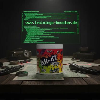 AK-47 Pre-Workout Paranoia Booster für intensives Training mit 240g