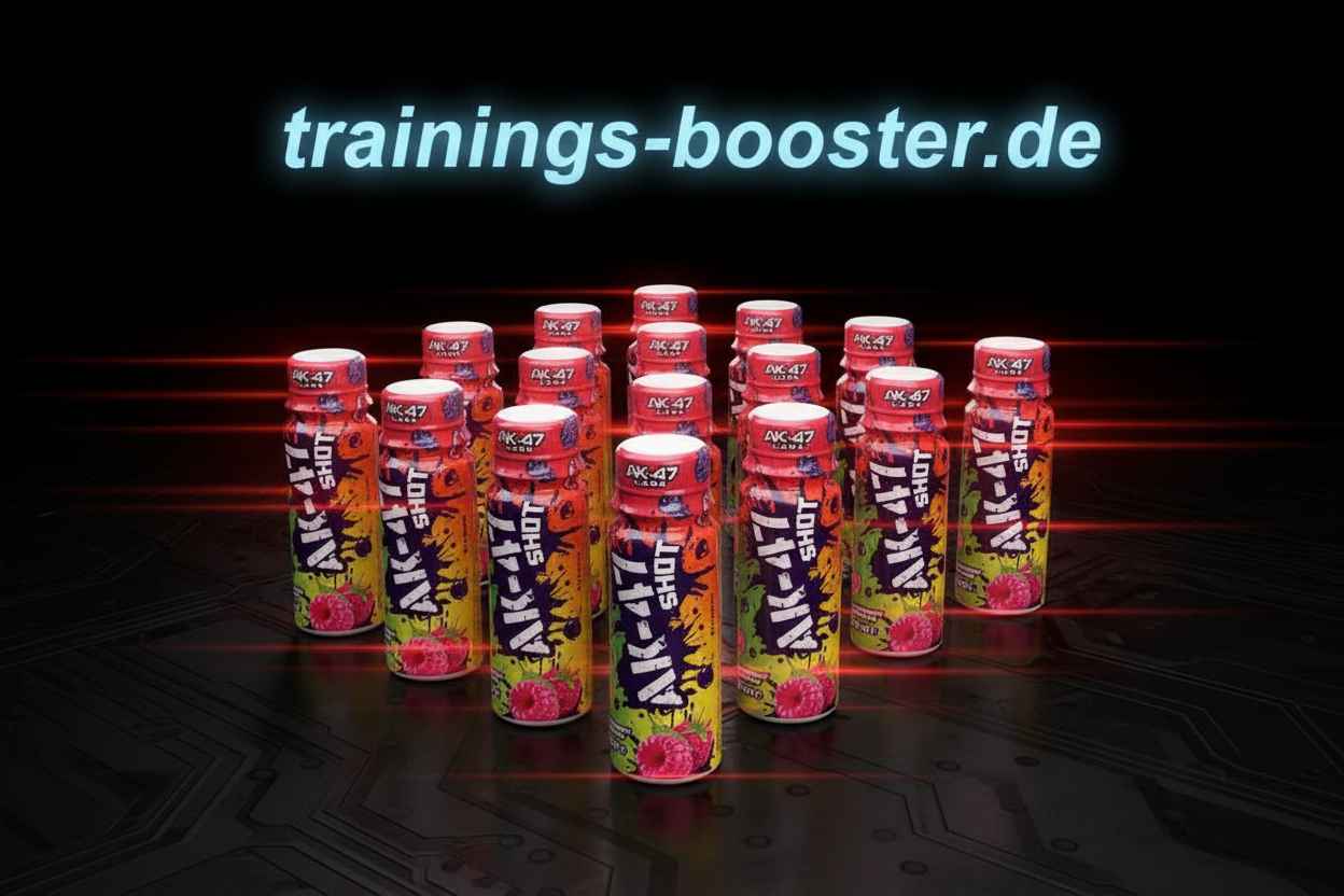 AK-47 Shot Energiebooster mit Himbeergeschmack für Training und Fitness