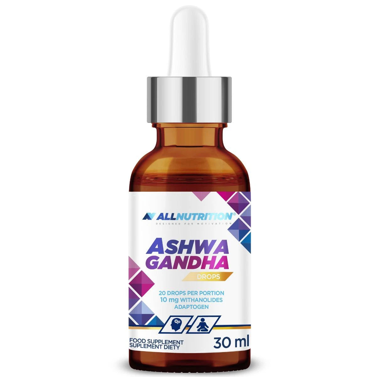 ALL NUTRITION Ashwagandha Tropfen 30ml - trainings-booster.de