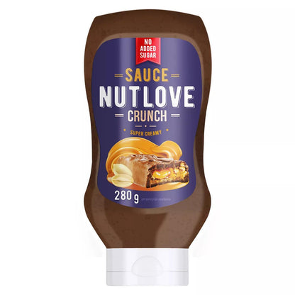 Nutlove Crunch Sauce, super cremig, ohne zugesetzten Zucker, 280g