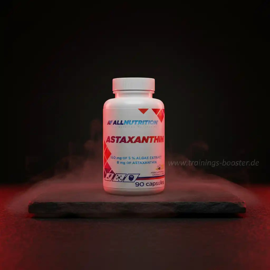 Astaxanthin-Kapseln von AllNutrition mit Algenextrakt, ideal für Sportler und Fitness-Enthusiasten