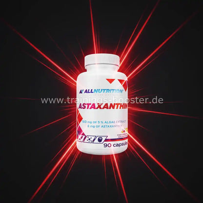 Astaxanthin Kapseln von AllNutrition mit Algenextrakt, ideal für Sportler und Fitness-Enthusiasten