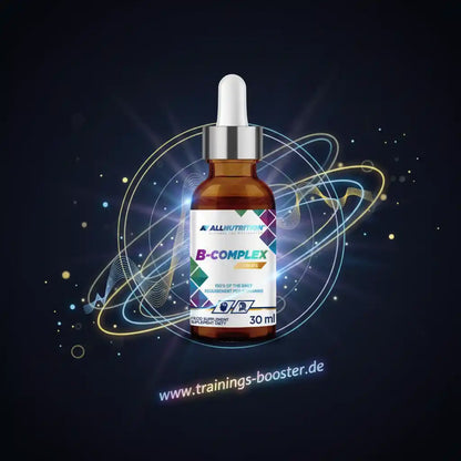 B-Complex Tropfen von AllNutrition, 30 ml Flasche mit Pipette, ideal für Sport und Fitness