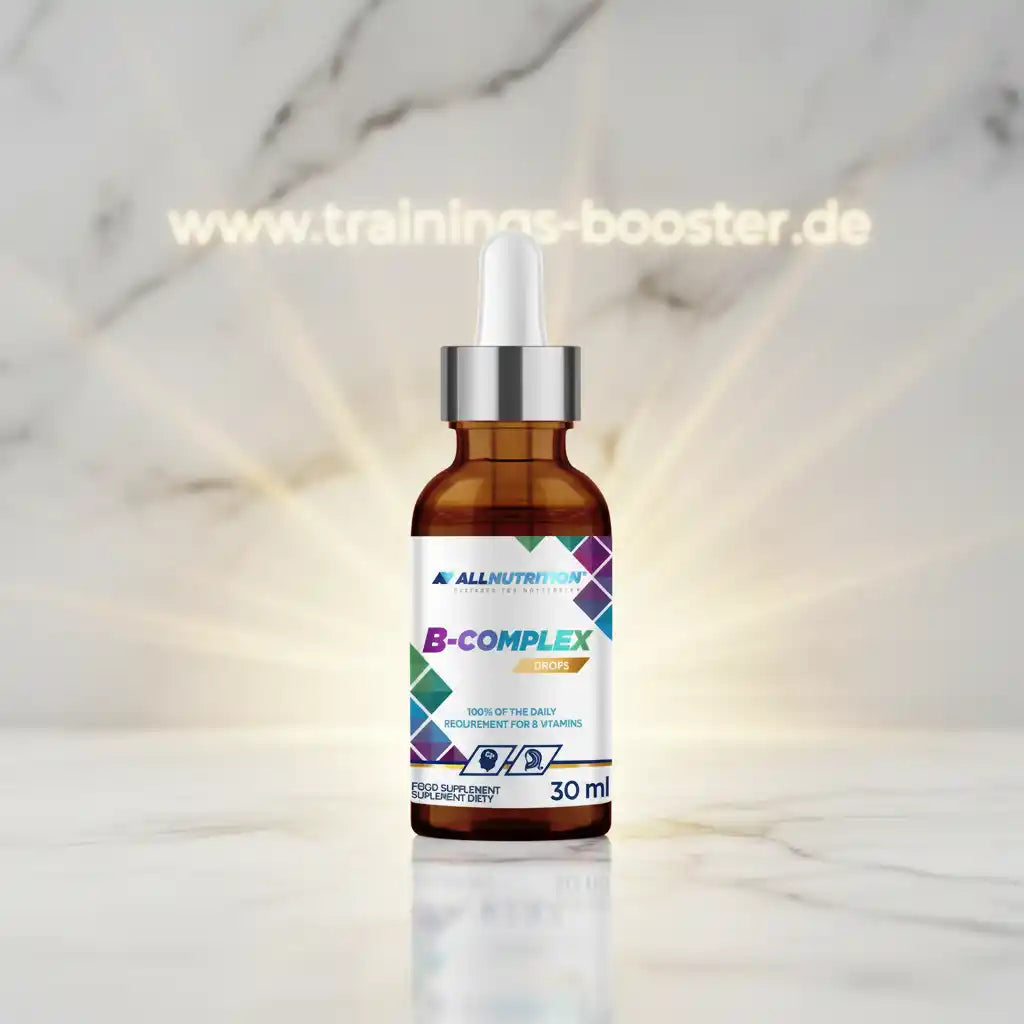B-Complex Drops von AllNutrition, 30 ml Flasche mit Tropfer für tägliche Vitamin-B-Zufuhr