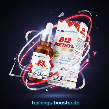 AllNutrition B12 Methyl Drops 30ml – Veganer Vitamin-B12-Booster für Energie & Training