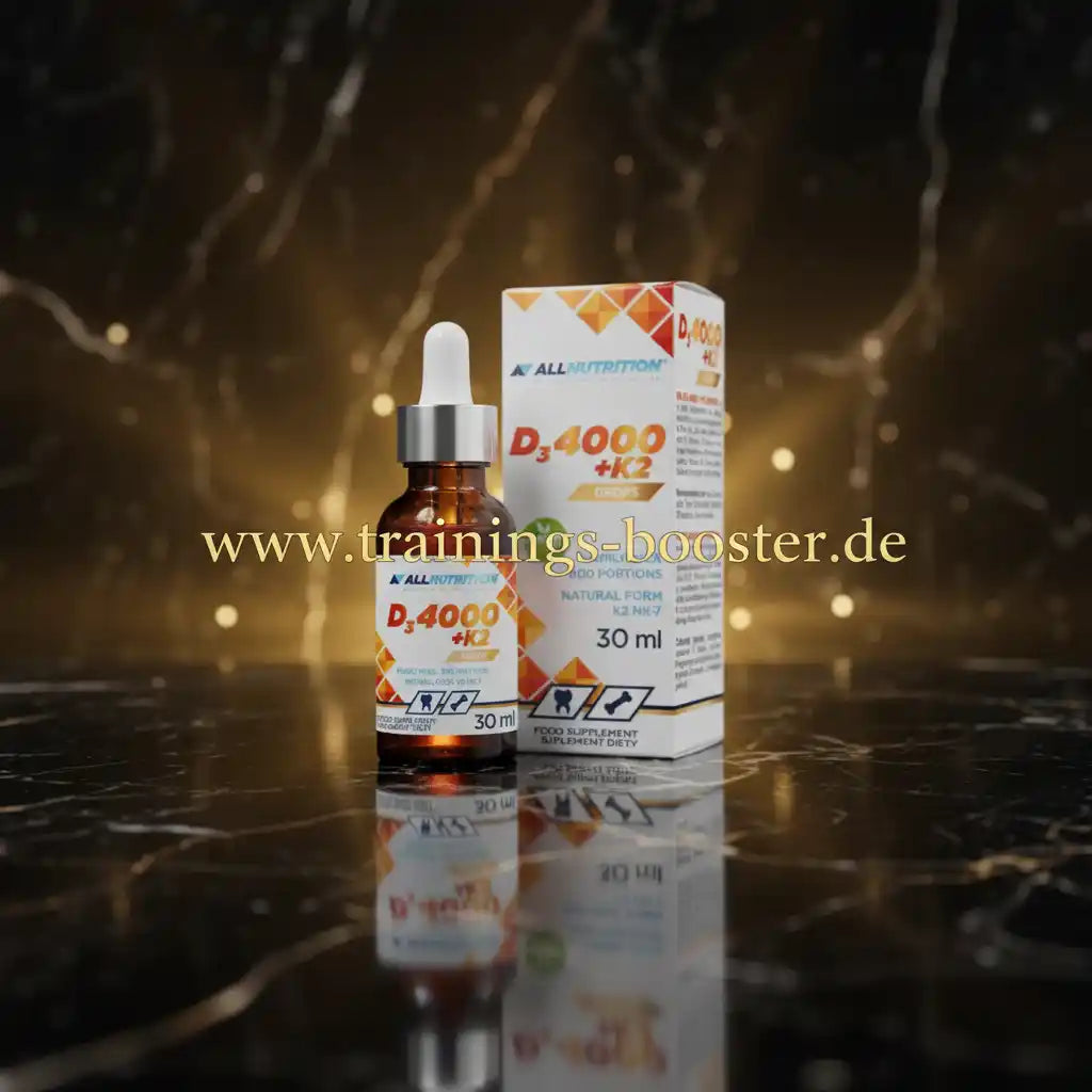 D3 4000 + K2 Tropfen von AllNutrition, 30 ml Nahrungsergänzung für Gesundheit und Fitness