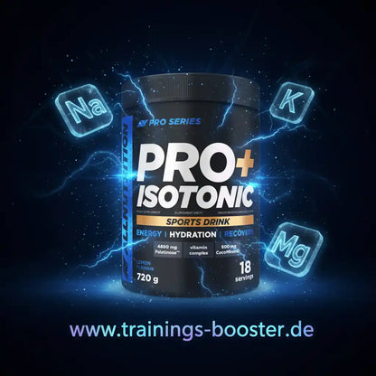 PRO+ Isotonisch Sportdrink mit Energie, Hydratation und Recovery für Training und Fitness