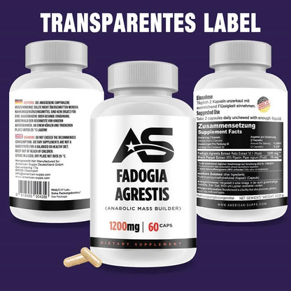 American Supps Fadogia Agrestis 60 Kapseln - trainings-booster.de