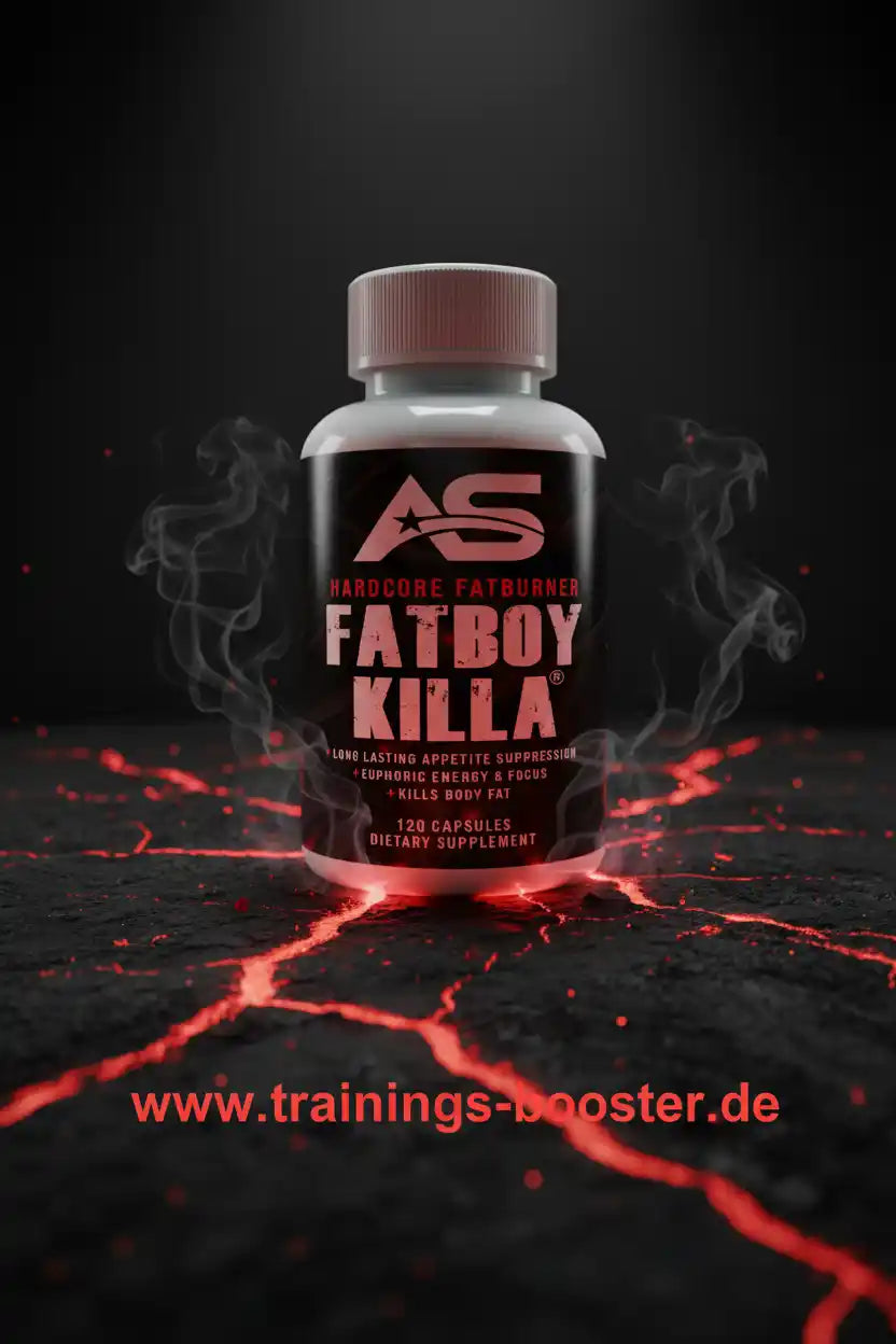 Fatboy Killa Hardcore Fatburner mit Energie & Fokus – 120 Kapseln für effektives Training