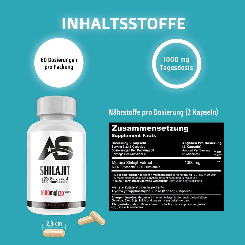 American Supps Shilajit 120 Kapseln - trainings-booster.de