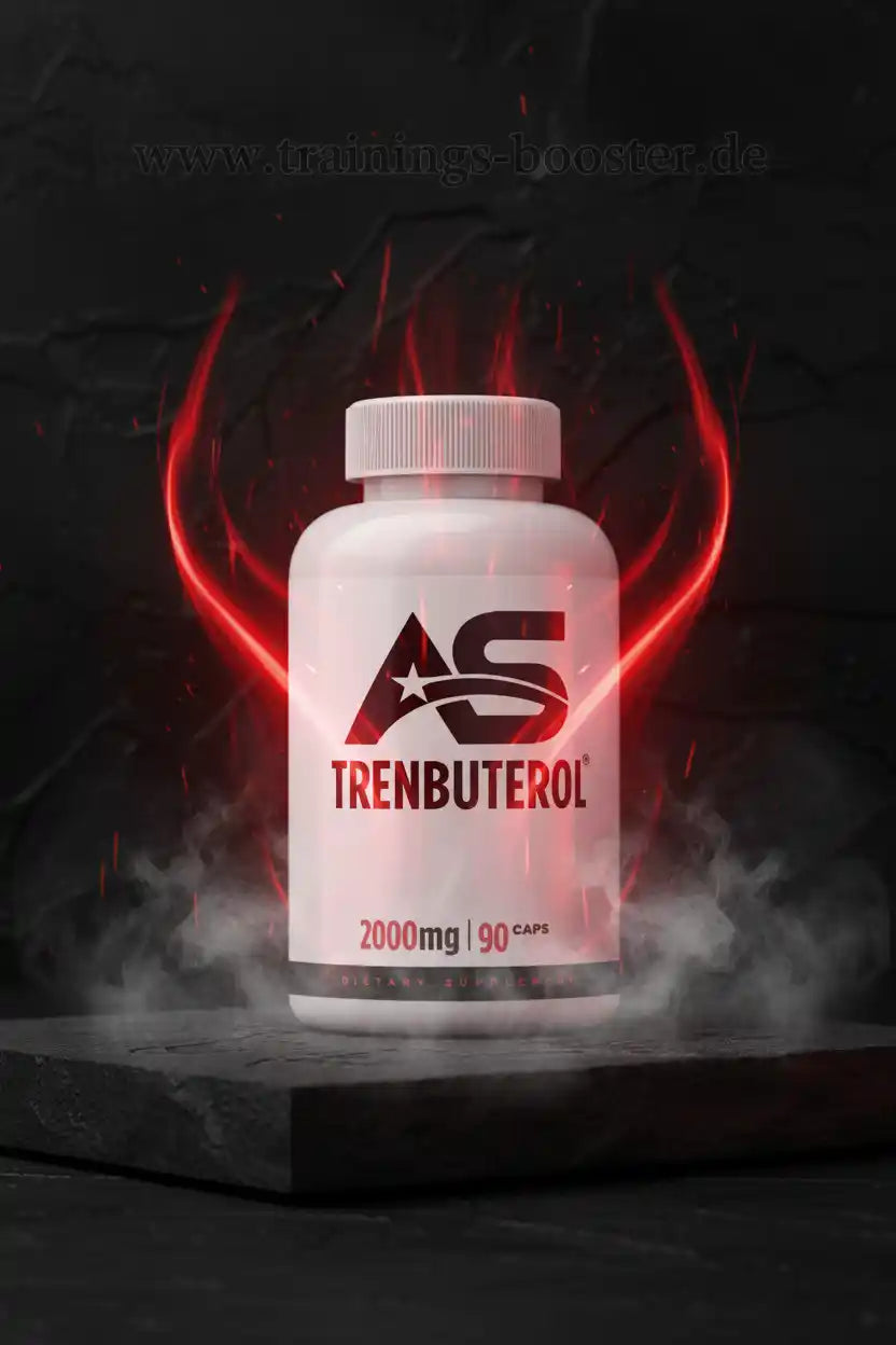 Trenbuterol 2000mg, 90 Kapseln – Sportnahrung & Nahrungsergänzungsmittel mit rotem Energieeffekt