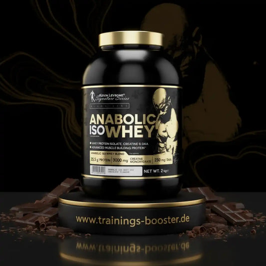 Anabolic Iso Whey Protein von Kevin Levrone mit Kreatin und DAA für Muskelaufbau