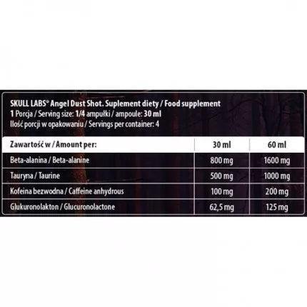 Angel Dust Pre Workout Booster Shot 120ml - trainings-booster.de