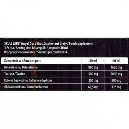 Angel Dust Pre Workout Booster Shot 120ml - trainings-booster.de