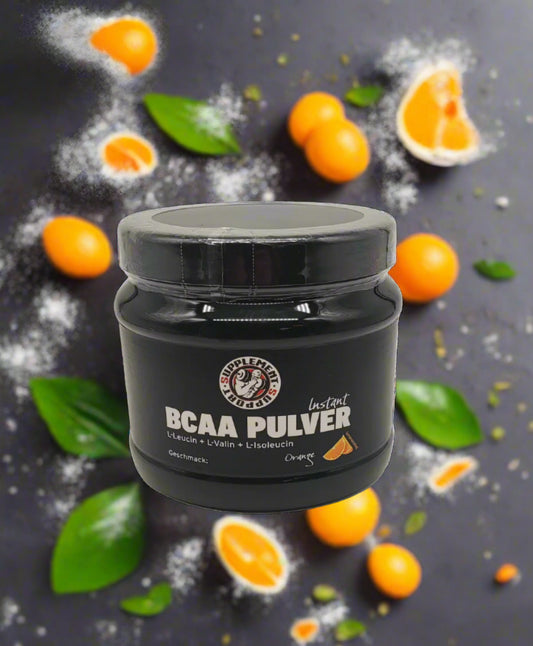 BCAA Aminosäure Pulver 300g Orange - trainings-booster.de