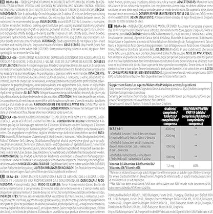 BCAA + B6 Tabletten 340 Stück