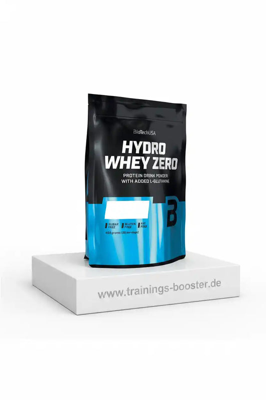 Hydro Whey Zero Proteinpulver von BioTechUSA, zuckerfrei, glutenfrei, fettfrei – ideal für Sportler und Fitness-Enthusiasten
