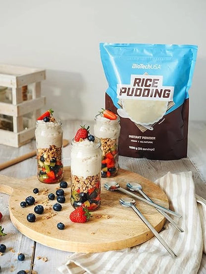 BioTech USA INSTANT RICE PUDDING l 1000g Tüte - trainings-booster.de