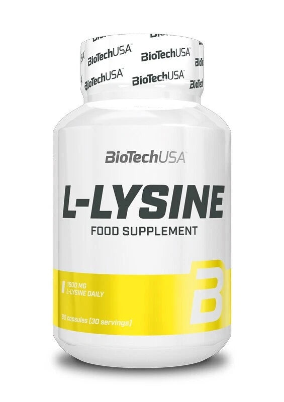 BioTech USA L-Lysine Kapseln 90stk - trainings-booster.de