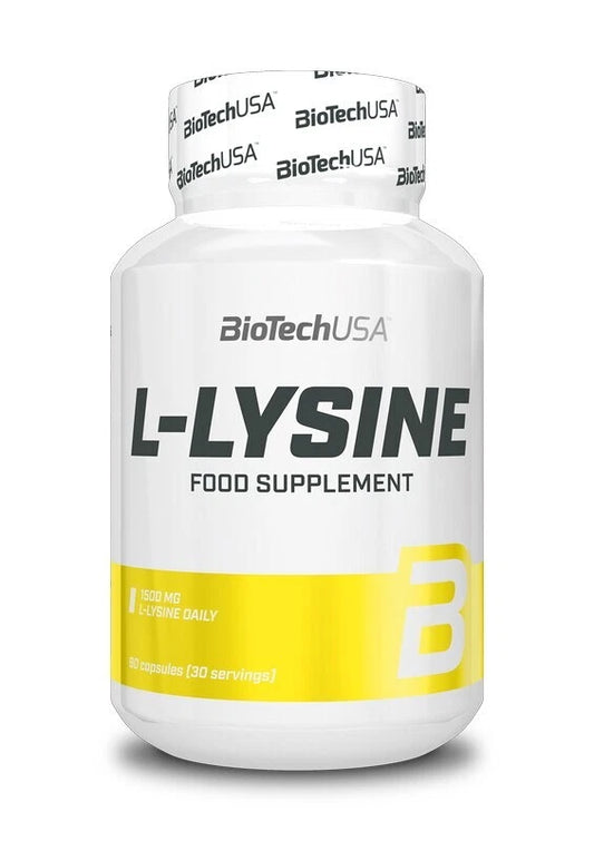 BioTech USA L-Lysine Kapseln 90stk - trainings-booster.de