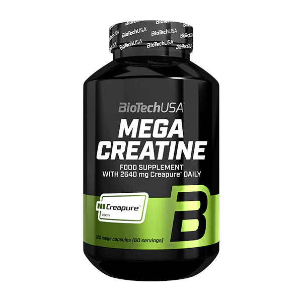 Biotech USA Mega Creatine 120 Megakapseln - trainings-booster.de