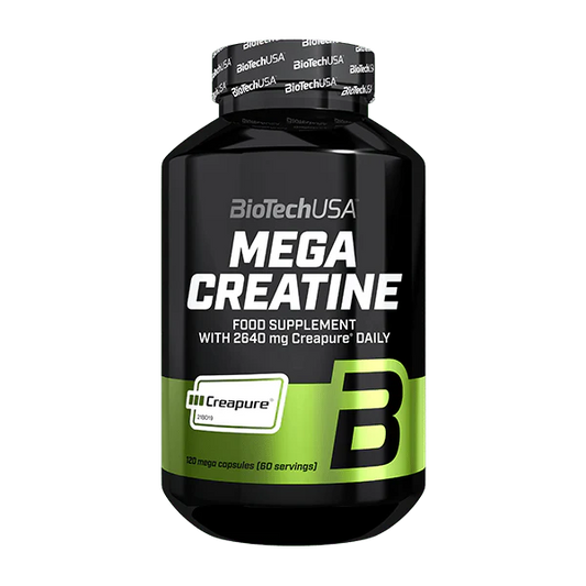 Biotech USA Mega Creatine 120 Megakapseln - trainings-booster.de