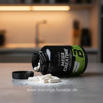 BiotechUSA Mega Creatine Kapseln – Sportnahrung & Training Booster für Muskelaufbau