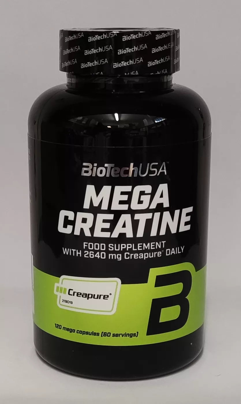 Biotech USA Mega Creatine 120 Megakapseln - trainings-booster.de