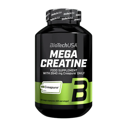 Biotech USA Mega Creatine 120 Megakapseln - trainings-booster.de
