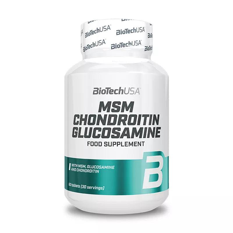 BioTech USA MSM Chondroitin Glucosamine - 60 Tabletten - trainings-booster.de