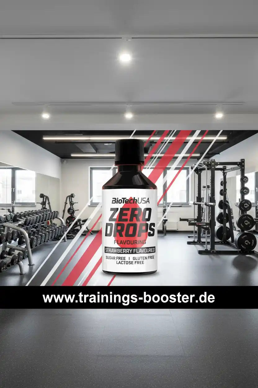 BioTechUSA Zero Drops Erdbeer-Flavouring, zuckerfrei, glutenfrei, laktosefrei im Fitnessstudio