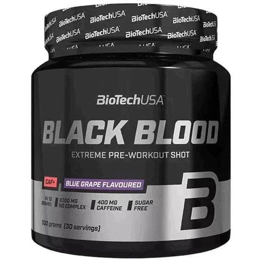 Black Blood CAF+ Pre Workout Booster 300g - trainings-booster.de