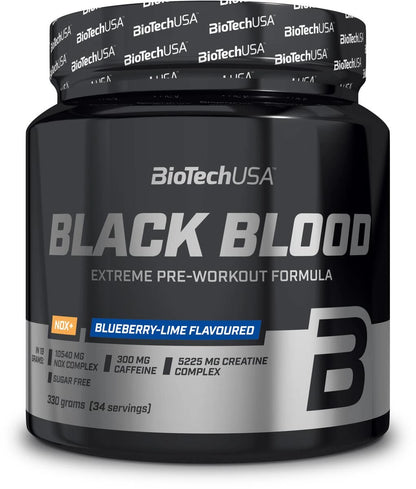 Black Blood NOX Pump Pre Workout Booster 330g - trainings-booster.de