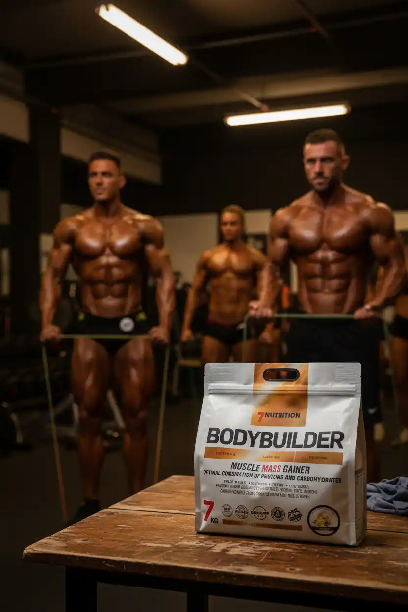7Nutrition Bodybuilder Muscle Mass Gainer 7kg – Protein-Booster für Muskelaufbau im Fitnessstudio