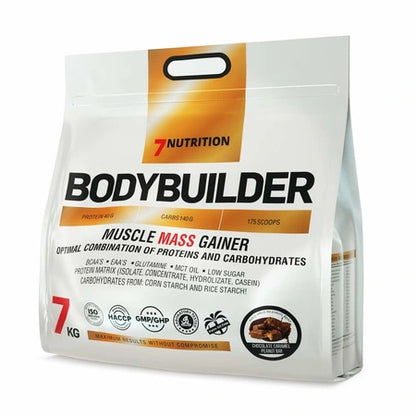 Bodybuilder Muscle Mass Gainer mit Proteinen und Kohlenhydraten für Muskelaufbau