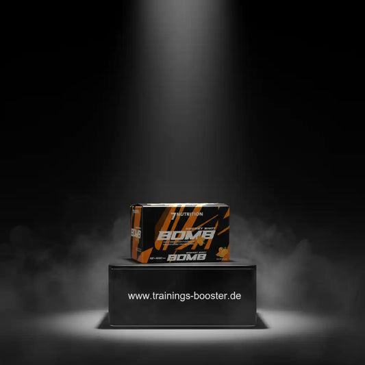 7Nutrition Bomb Booster Shot – Energie-Booster für Training & Sport, orange Geschmack, 12x100ml