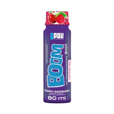TREC NUTRITION BOOM Pre Workout Shot 80ml in Kirsch-Himbeere Geschmack
