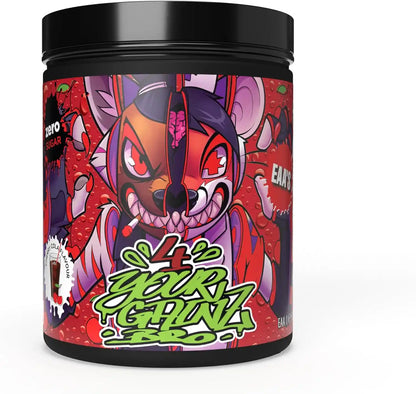 Zero Sugar Trainingsbooster mit Kirsch-Cola-Geschmack und EAA's, grün-graffiti Design
