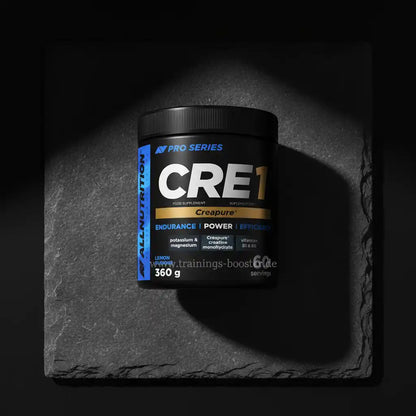 AllNutrition CRE1 Kreatin-Pulver mit Creapure für Ausdauer, Kraft & Effizienz, Zitrone, 360g
