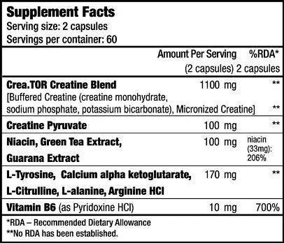 Creator Creatin Complex 120Kapseln - trainings-booster.de